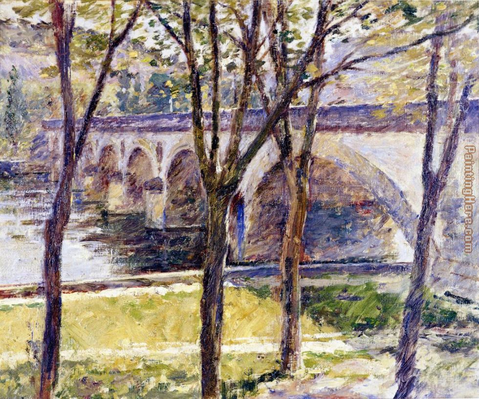Bridge near Giverny painting - Theodore Robinson Bridge near Giverny art painting